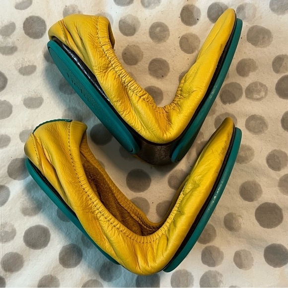 Tieks Mustard Yellow Ballet Flat Shoes Size 6 - Picture 9 of 15
